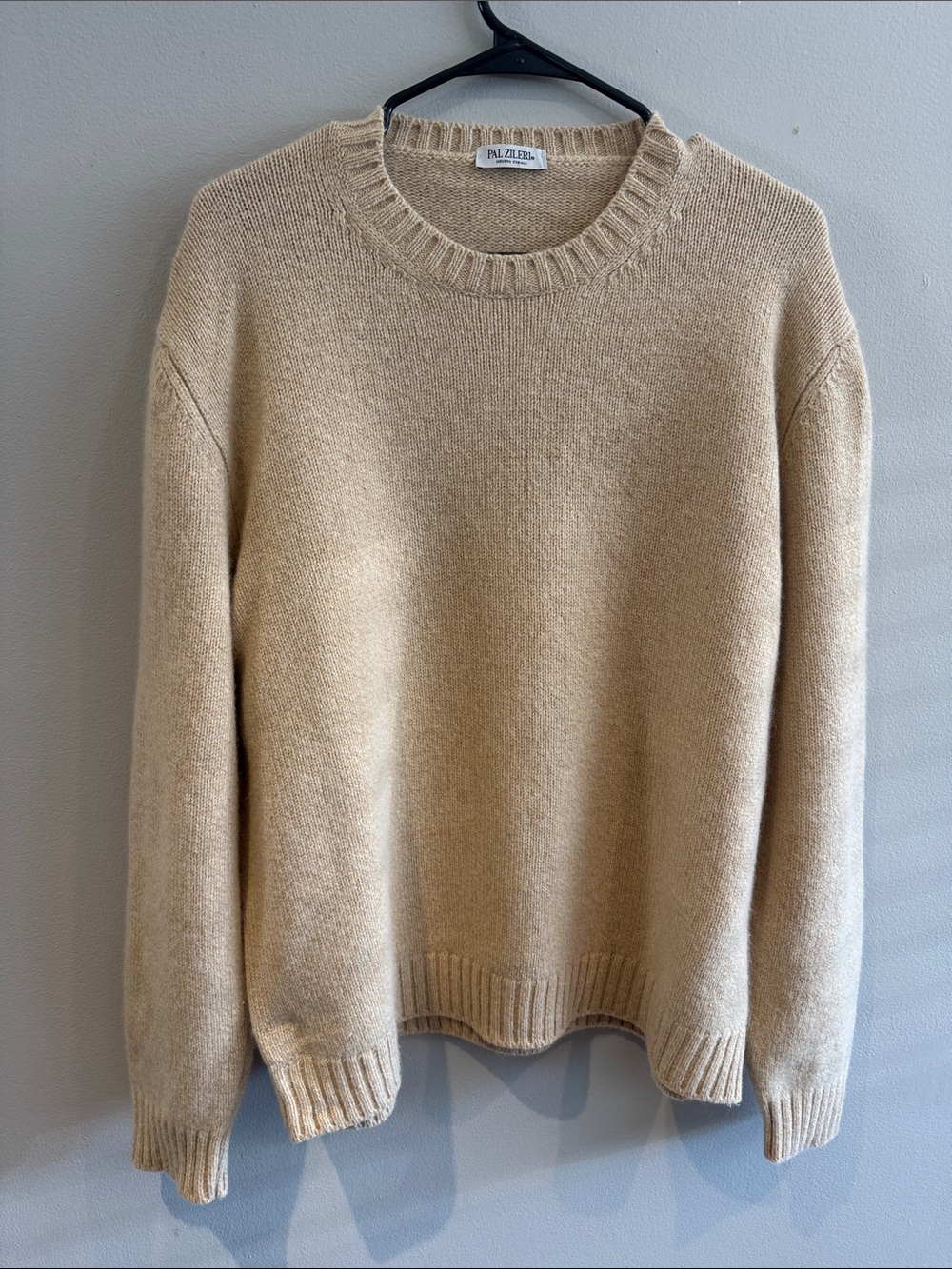 Pal Zileri Beige Crewneck Sweater
